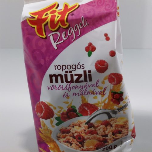 Fit reggeli ropogós müzli málna-áfonya 200 g