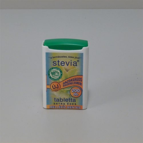 Stevia tabletta mellékíz mentes 200 db