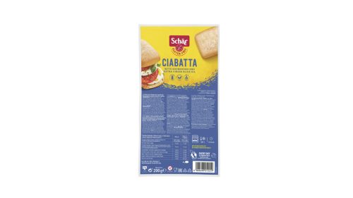 Schär gluténmentes ciabatta zsemle elösütőtt 4x50g 200 g