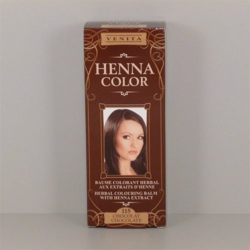 Henna Color szinező hajbalzsam nr 115 csokoládé barna 75 ml