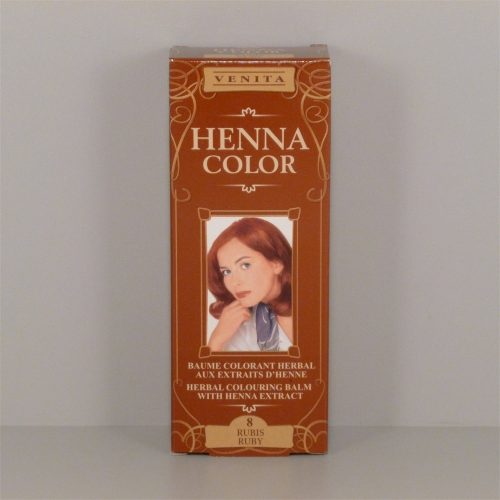 Henna Color szinező hajbalzsam nr 8 rubin 75 ml