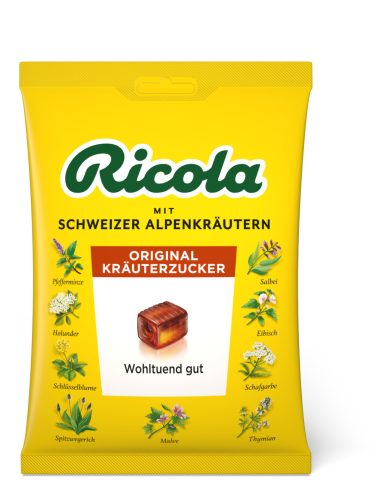 Ricola cukorka original herbs zacskós 75 g