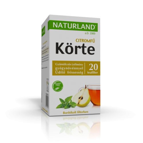 Naturland körte-citromfű gyümölcstea 20x2g 40 g