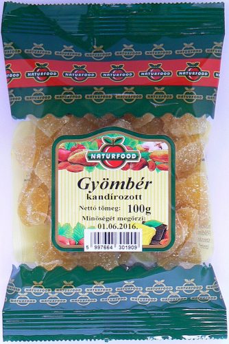 Naturfood kandírozott gyömbér 100 g