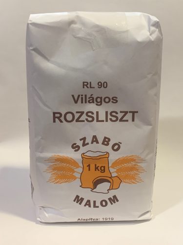 Szabó Malom világos rozsliszt rl-90 1000 g