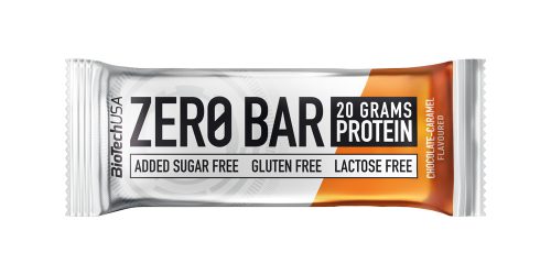 Biotech zero bar csokoládé-karamell 50 g