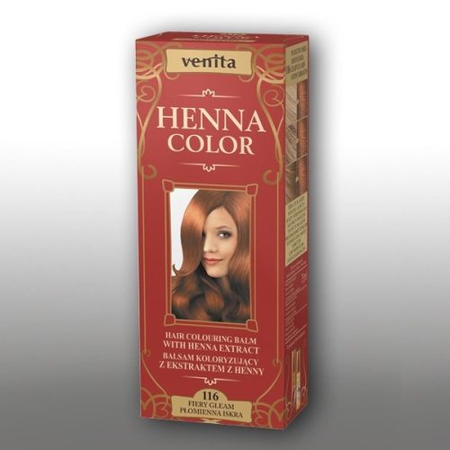 Henna Color szinező hajbalzsam nr 116 tűzvörös 75 ml