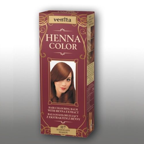 Henna Color szinező hajbalzsam nr 117 mahagóni 75 ml