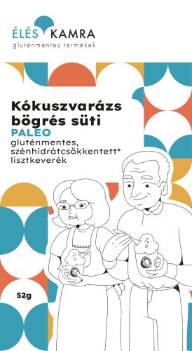 Éléskamra kókuszvarázs paleo bögrés süti szénhidrátcsökkentett lisztkeverék 52 g