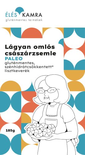 Éléskamra paleo lágyan omlós császárzsemle szénhidrátcsökkentett lisztkeverék 185 g