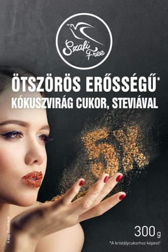 Szafi Free ötszörös erősségű kókuszvirág cukor, steviával 300 g