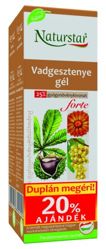 Naturstar vadgesztenye gél forte dupla 2x60ml 120 ml