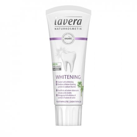 Lavera basis sensitive bio fogkrém whitening bambusz-fluorid 75 ml