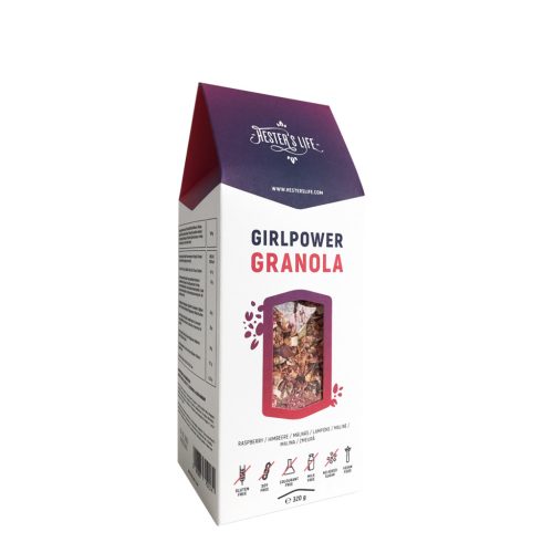 Hester's Life girlpower granola málnás granola 320 g