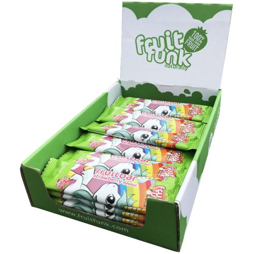 Fruitfunk gyümölcsszelet eperrel, Unikornis 20g