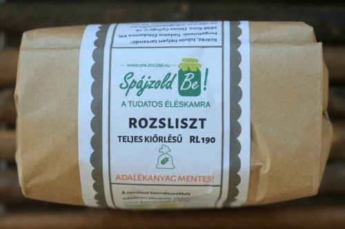 Spájzold be! teljes kiőrlésű rozsliszt RL 190 - 1000 g