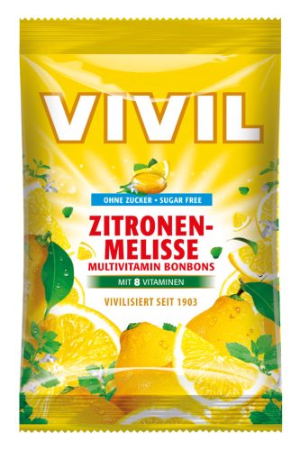 Vivil cukormentes multivitaminos frissítő citromos cukor 60 g