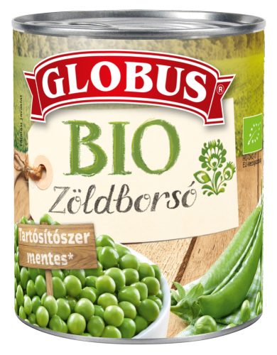 Globus bio zöldborsó konzerv 1 db