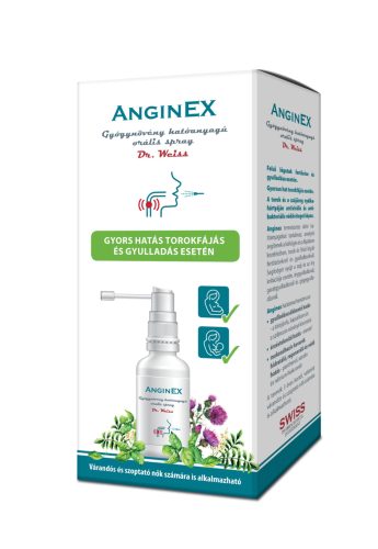 Anginex gyógynövény hatóanyagú orális spray 30 ml