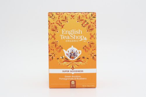 English Tea Shop 20 bio zöld rooibos gránátalma áfonya tea 35 g