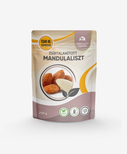 Premium Natura zsírtalanított mandulaliszt 250 g