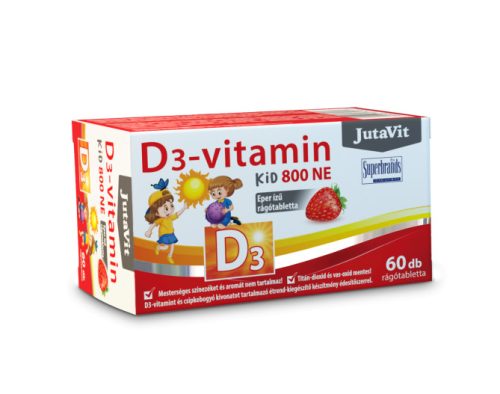 Jutavit d3-vitamin 800NE epres rágótabletta 60 db