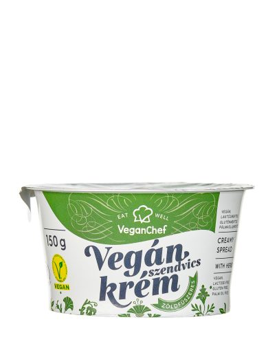 Veganchef kenhető növényi krém zöldfűszeres 150 g