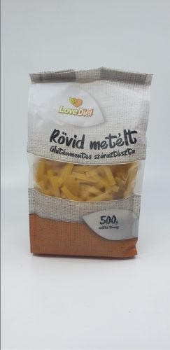 Lovediet gluténmentes száraztészta rövid metélt 500 g