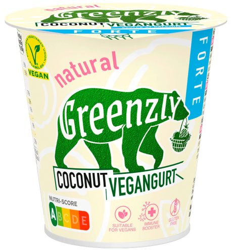 Greenzly kókuszos vegángurt natúr 130 g