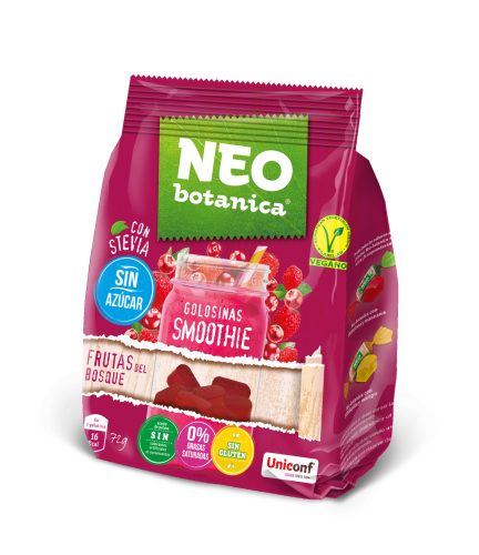 Neo Botanica stevia zselécukorka cukormentes, gluténmentes erdei gyümölcs ízű 72 g