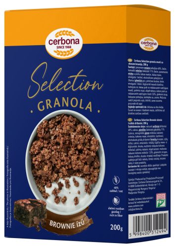 Cerbona granola selection brownie 200 g