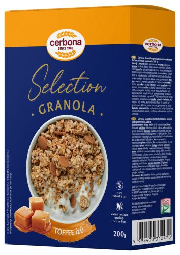 Cerbona granola selection toffee 200 g