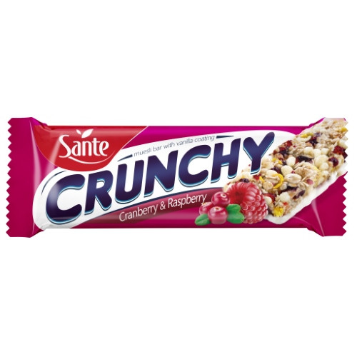 Sante crunchy müzliszelet áfonyás-málnás 40 g