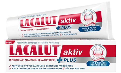 Lacalut aktiv fogkrém plus 75 ml