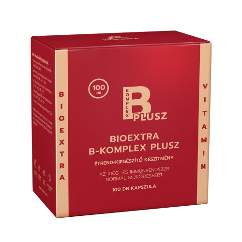 Bioextra b-komplex plusz étrend-kiegészítő kapszula 100 db