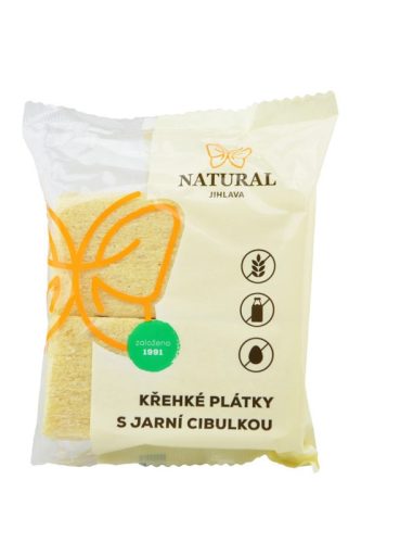 Natural extrudált rizs szeletek újhagymás 75 g