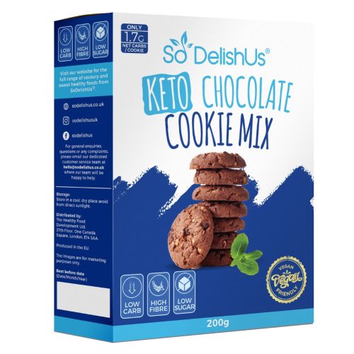 SoDelishUs keto csokis sütemény mix 200 g