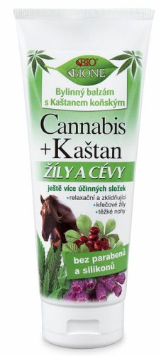 Bione gyógynövénybalzsam vénákra és erekre, kannabisz, vadgesztenye, vörösszőlőmag kivonattal 200 ml