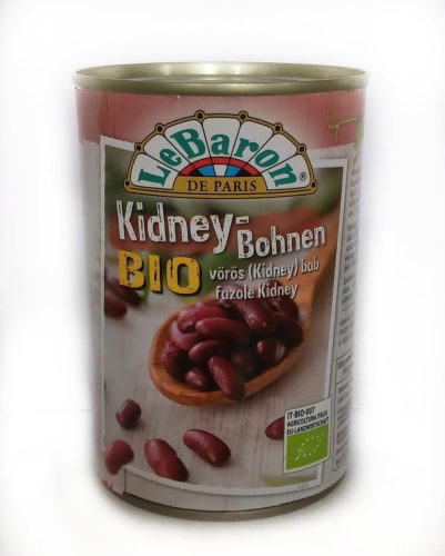 Le baron bio vörös (kidney) bab 400 g