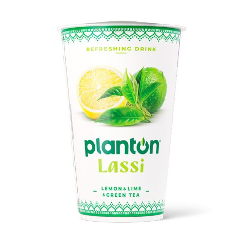 Planton lassi kókuszos vegangurt ital citrom-lime-zöld tea 200 g