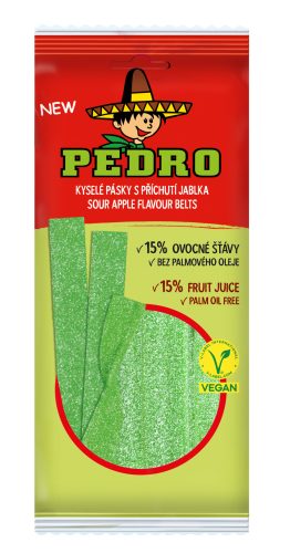 Pedro apple belts savanyú gumicukor vegán 80 g