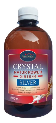 Vita Crystal Silver Natur Power Ginseng folyadék 500 Ml