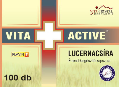 Vita Crystal Vita+Active Lucernacsíra kapszula 100db